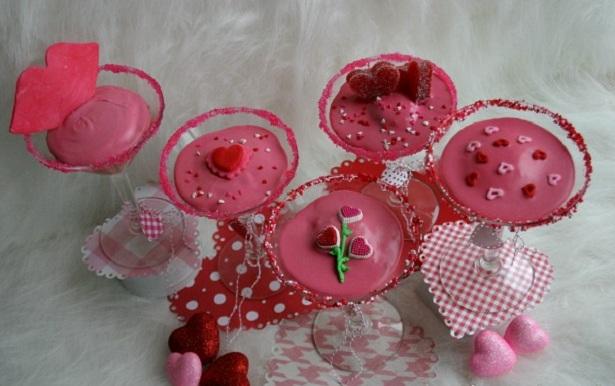 Valentines Cocktail Cupcakes